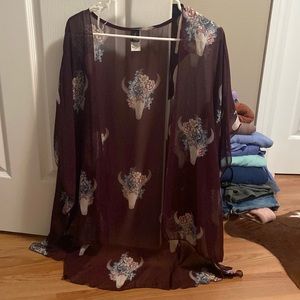 Bull Skull Kimono